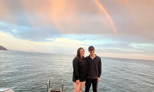 arcobaleno in mare